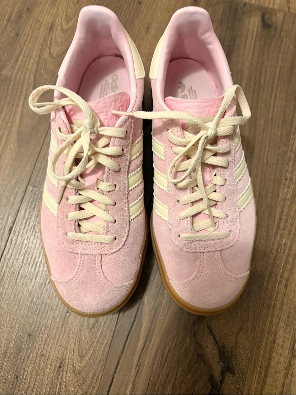 adidas Women’s Platform Gazelle Sneakers - Pink, Cream, Gum